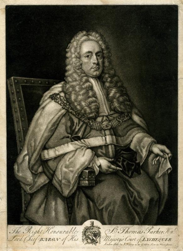 Sir Thomas Parker, Lord Chief Baron of the Exchequer
John Tinney