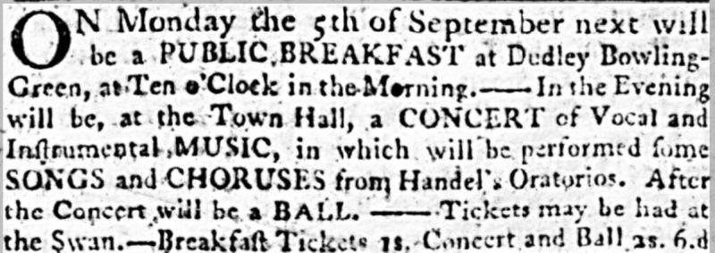 Aris's Birmingham Gazette, 22 August 1768