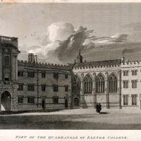 Exeter College, Oxford. J. Basire after H. O'Neill.